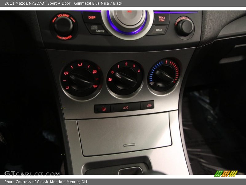 Gunmetal Blue Mica / Black 2011 Mazda MAZDA3 i Sport 4 Door