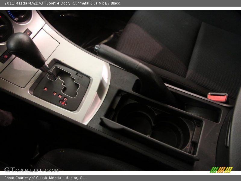 Gunmetal Blue Mica / Black 2011 Mazda MAZDA3 i Sport 4 Door