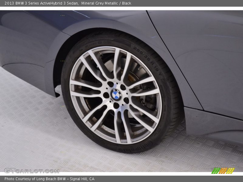 Mineral Grey Metallic / Black 2013 BMW 3 Series ActiveHybrid 3 Sedan