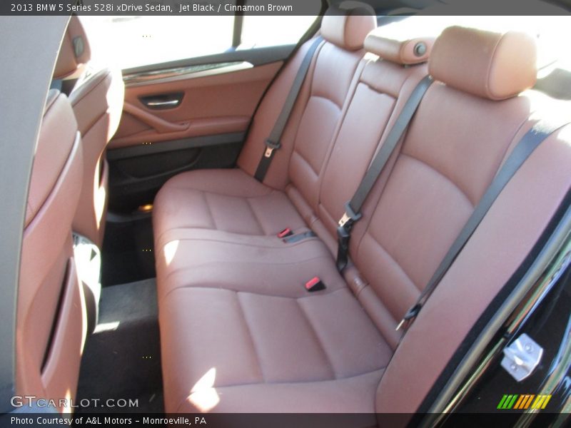 Jet Black / Cinnamon Brown 2013 BMW 5 Series 528i xDrive Sedan