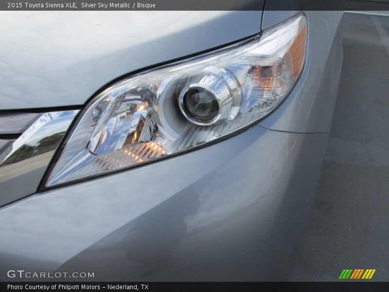 Silver Sky Metallic / Bisque 2015 Toyota Sienna XLE