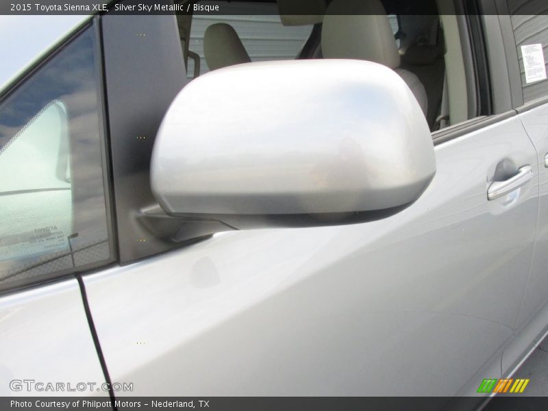 Silver Sky Metallic / Bisque 2015 Toyota Sienna XLE