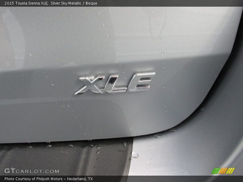 Silver Sky Metallic / Bisque 2015 Toyota Sienna XLE