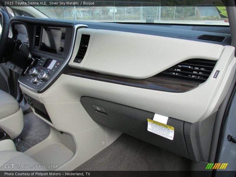 Silver Sky Metallic / Bisque 2015 Toyota Sienna XLE