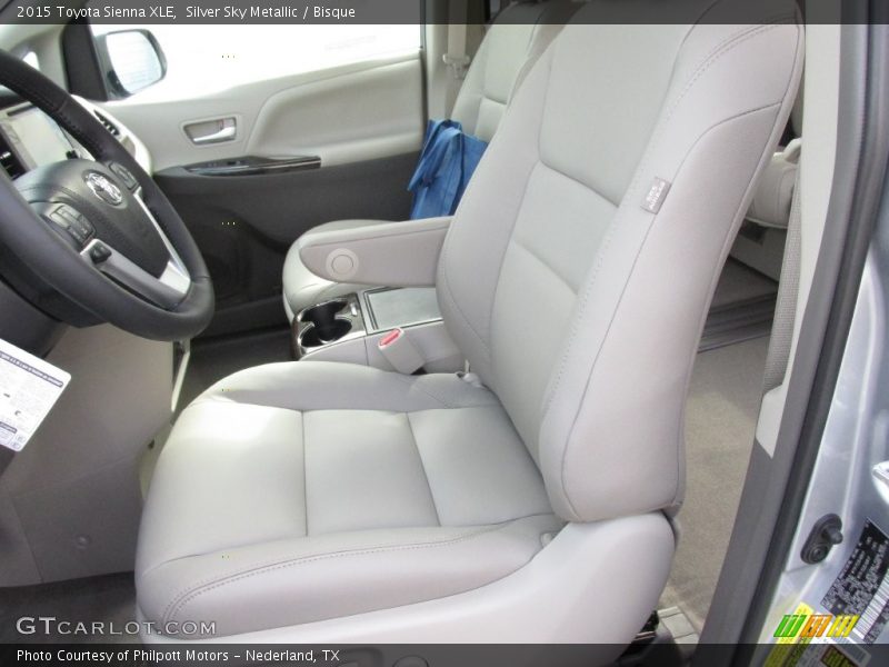 Silver Sky Metallic / Bisque 2015 Toyota Sienna XLE