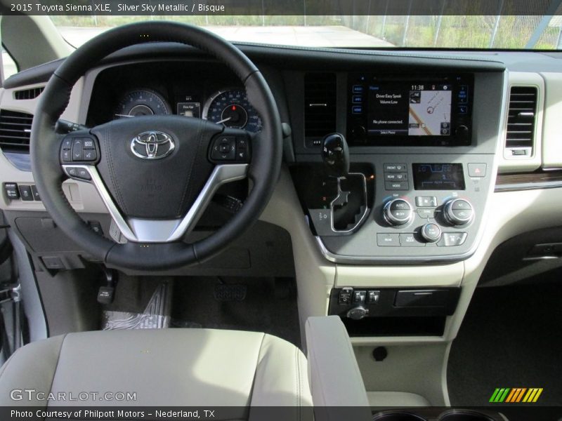 Silver Sky Metallic / Bisque 2015 Toyota Sienna XLE