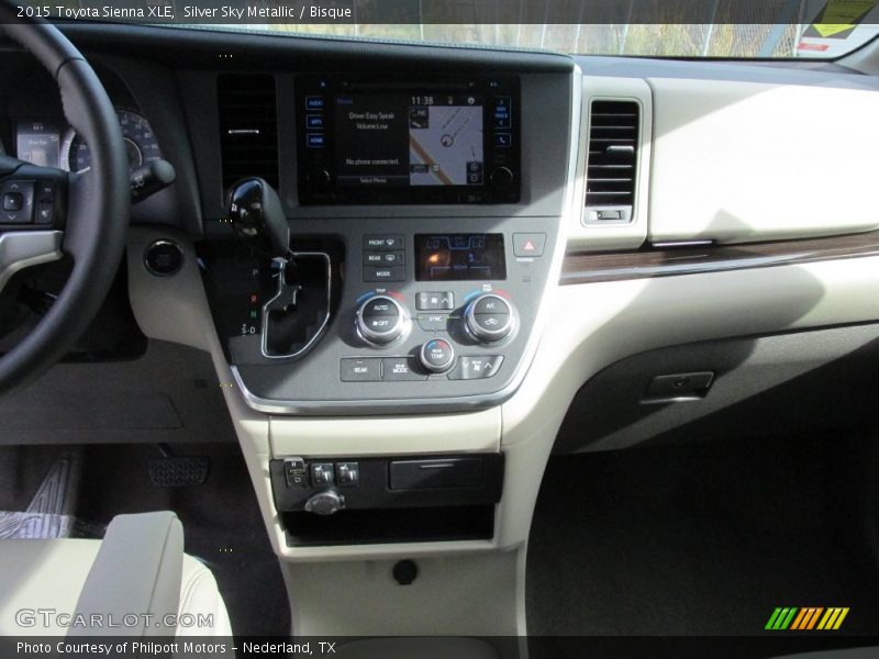 Silver Sky Metallic / Bisque 2015 Toyota Sienna XLE