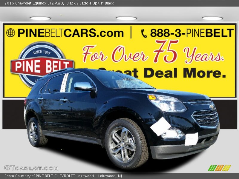 Black / Saddle Up/Jet Black 2016 Chevrolet Equinox LTZ AWD