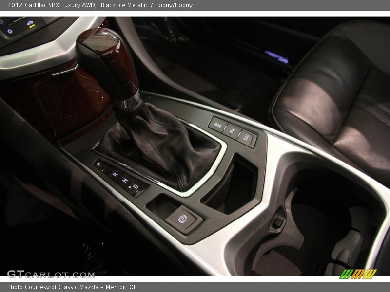 Black Ice Metallic / Ebony/Ebony 2012 Cadillac SRX Luxury AWD