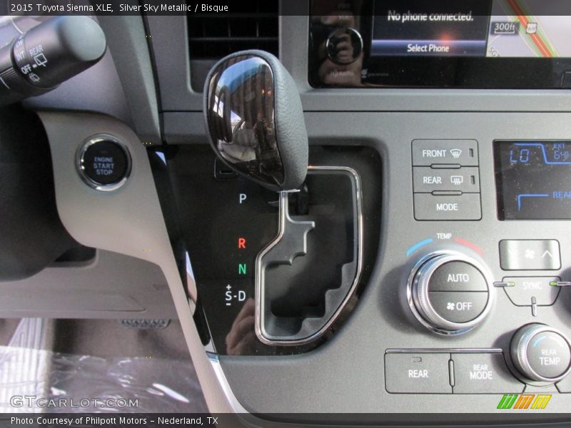 Silver Sky Metallic / Bisque 2015 Toyota Sienna XLE