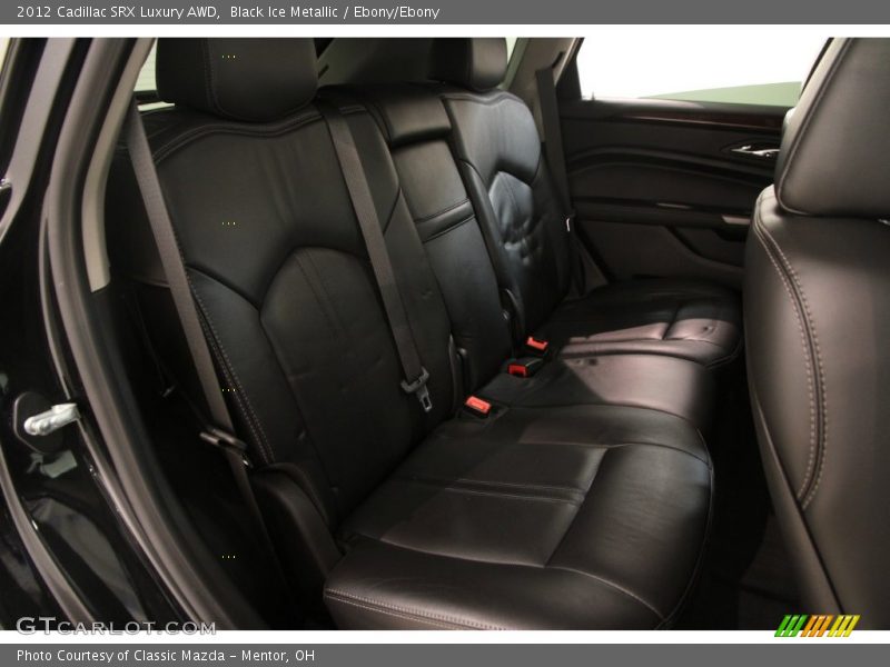 Black Ice Metallic / Ebony/Ebony 2012 Cadillac SRX Luxury AWD