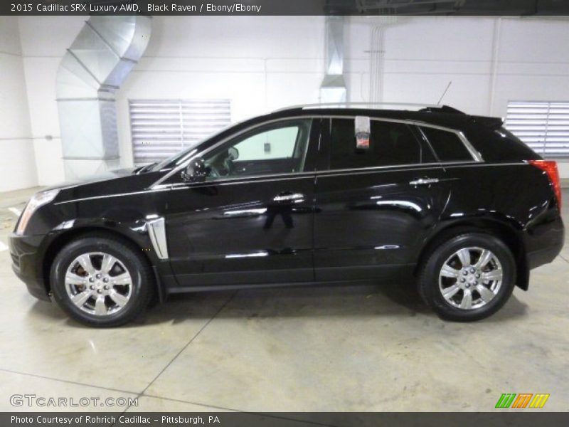 Black Raven / Ebony/Ebony 2015 Cadillac SRX Luxury AWD
