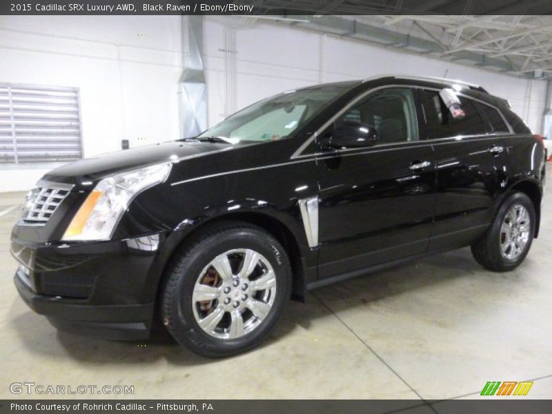 Black Raven / Ebony/Ebony 2015 Cadillac SRX Luxury AWD