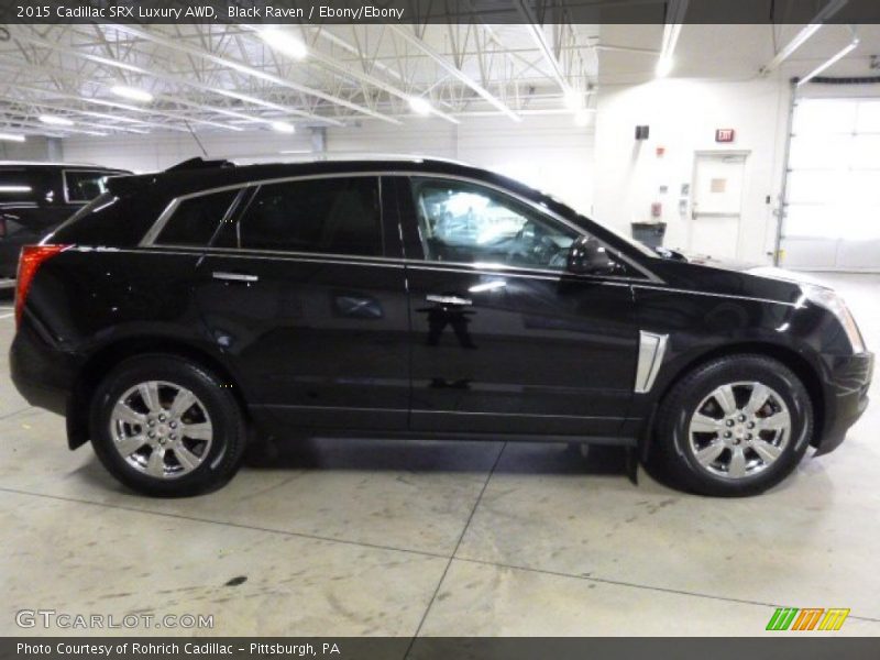 Black Raven / Ebony/Ebony 2015 Cadillac SRX Luxury AWD