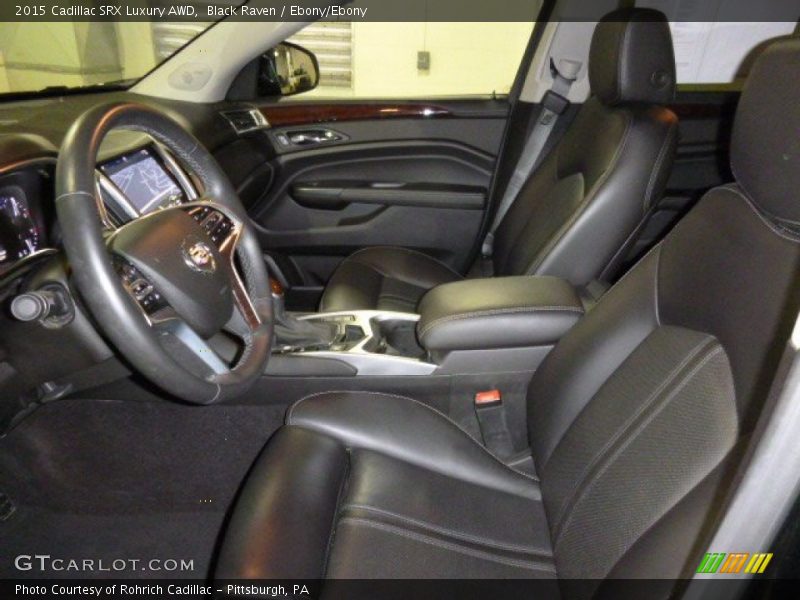 Black Raven / Ebony/Ebony 2015 Cadillac SRX Luxury AWD