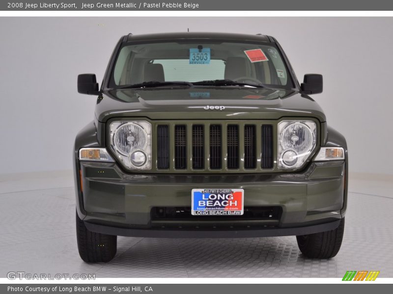 Jeep Green Metallic / Pastel Pebble Beige 2008 Jeep Liberty Sport