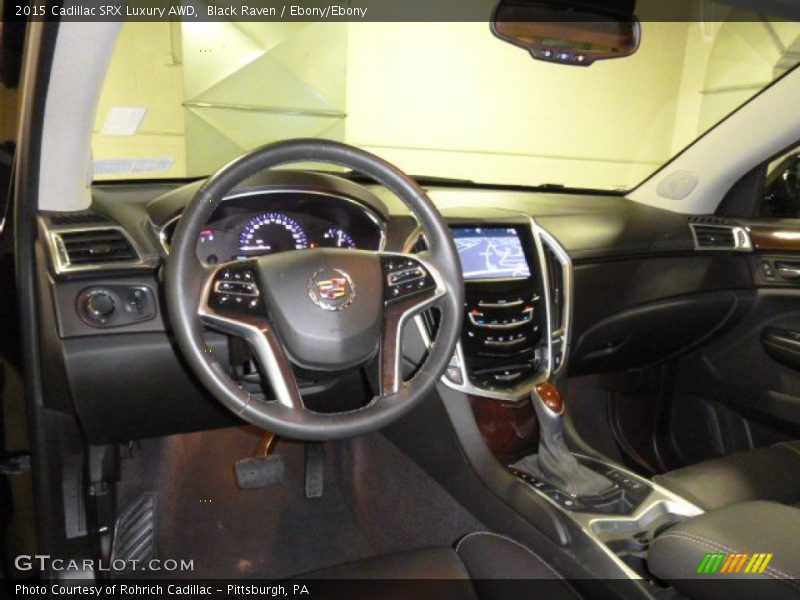 Black Raven / Ebony/Ebony 2015 Cadillac SRX Luxury AWD
