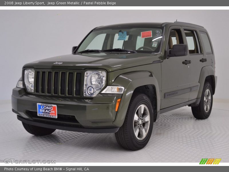Jeep Green Metallic / Pastel Pebble Beige 2008 Jeep Liberty Sport