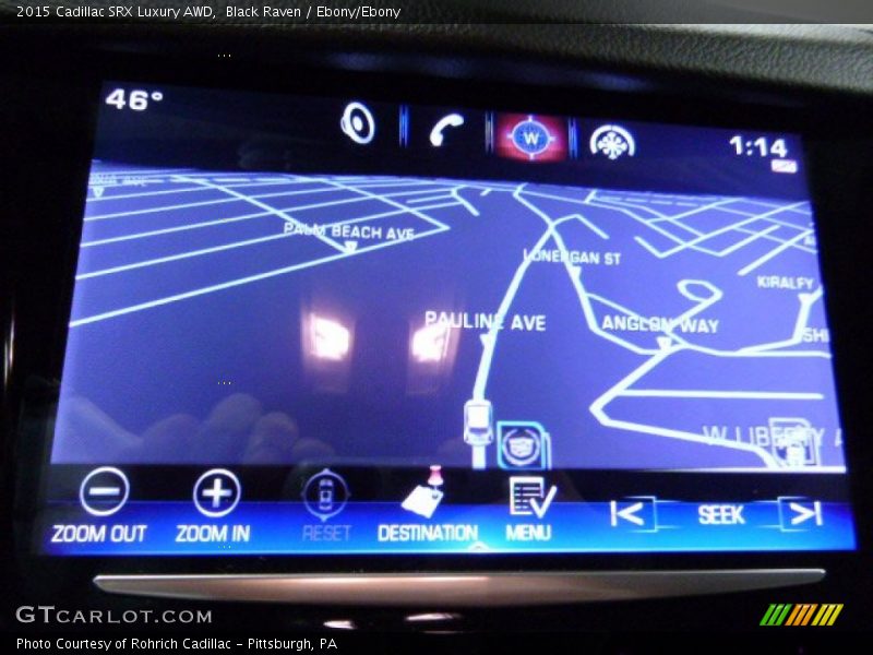 Black Raven / Ebony/Ebony 2015 Cadillac SRX Luxury AWD