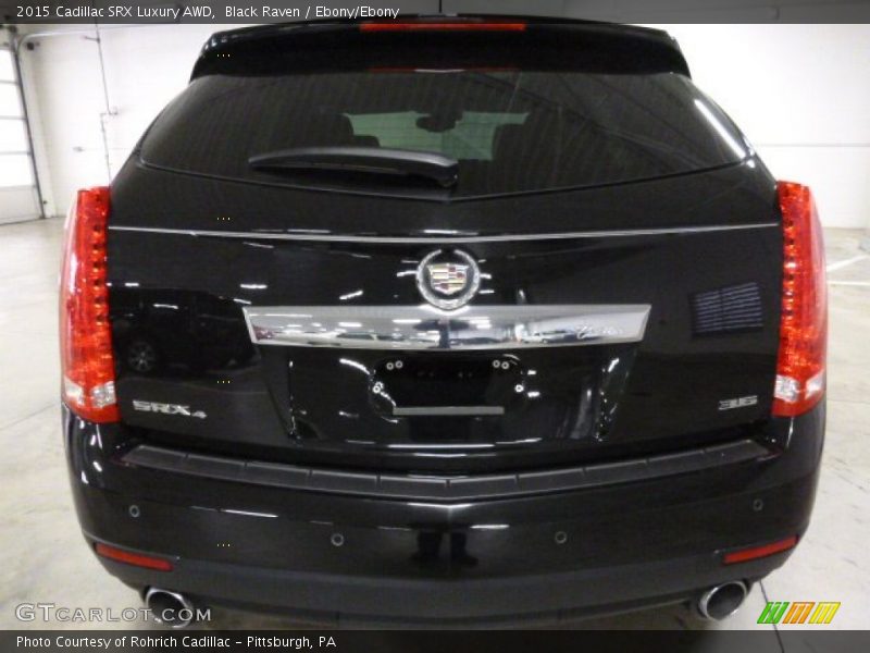 Black Raven / Ebony/Ebony 2015 Cadillac SRX Luxury AWD