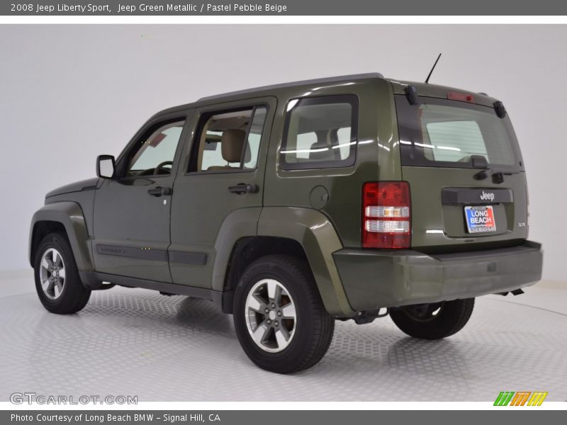 Jeep Green Metallic / Pastel Pebble Beige 2008 Jeep Liberty Sport