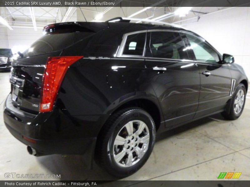Black Raven / Ebony/Ebony 2015 Cadillac SRX Luxury AWD