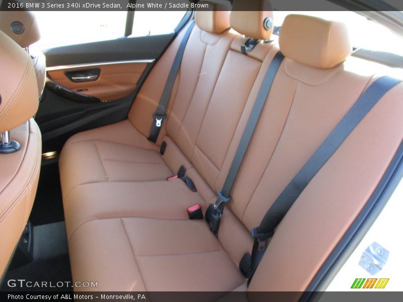 Rear Seat of 2016 3 Series 340i xDrive Sedan