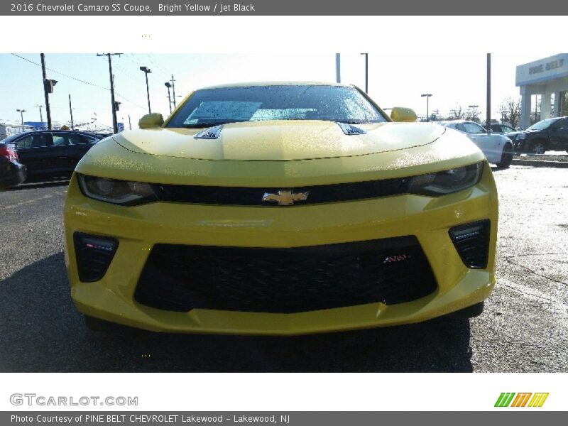 Bright Yellow / Jet Black 2016 Chevrolet Camaro SS Coupe