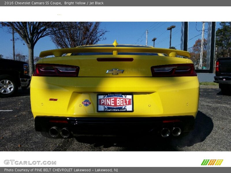 Bright Yellow / Jet Black 2016 Chevrolet Camaro SS Coupe