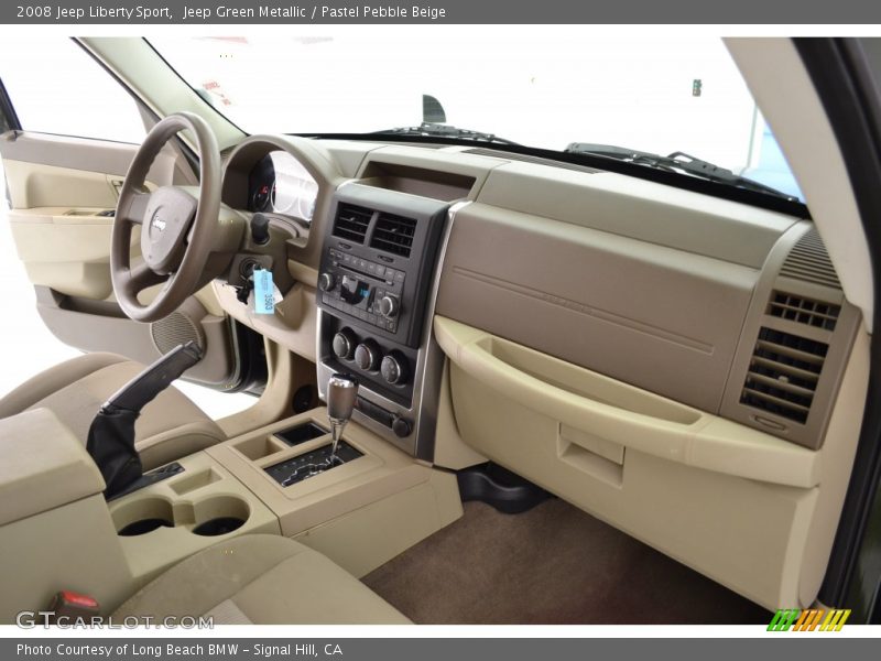 Jeep Green Metallic / Pastel Pebble Beige 2008 Jeep Liberty Sport