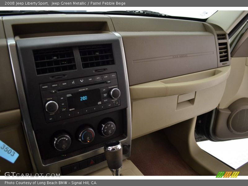Jeep Green Metallic / Pastel Pebble Beige 2008 Jeep Liberty Sport