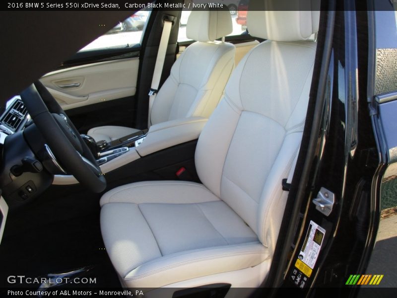 Front Seat of 2016 5 Series 550i xDrive Sedan