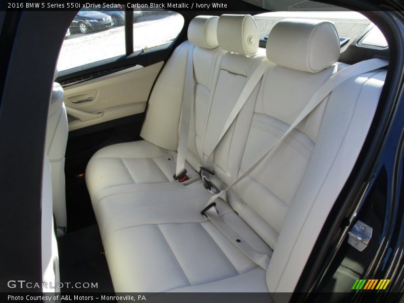 Rear Seat of 2016 5 Series 550i xDrive Sedan