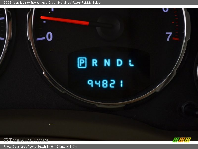 Jeep Green Metallic / Pastel Pebble Beige 2008 Jeep Liberty Sport