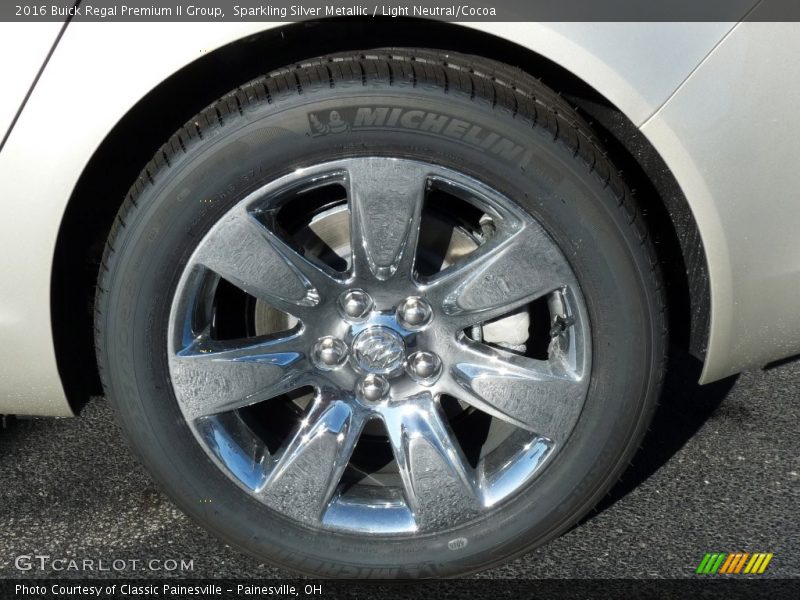 Sparkling Silver Metallic / Light Neutral/Cocoa 2016 Buick Regal Premium II Group