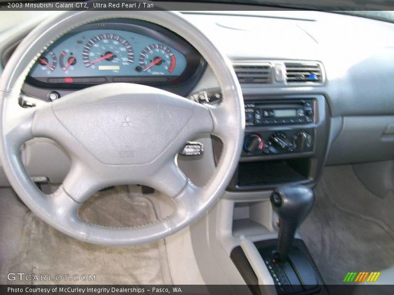 Ultra Red Pearl / Tan 2003 Mitsubishi Galant GTZ