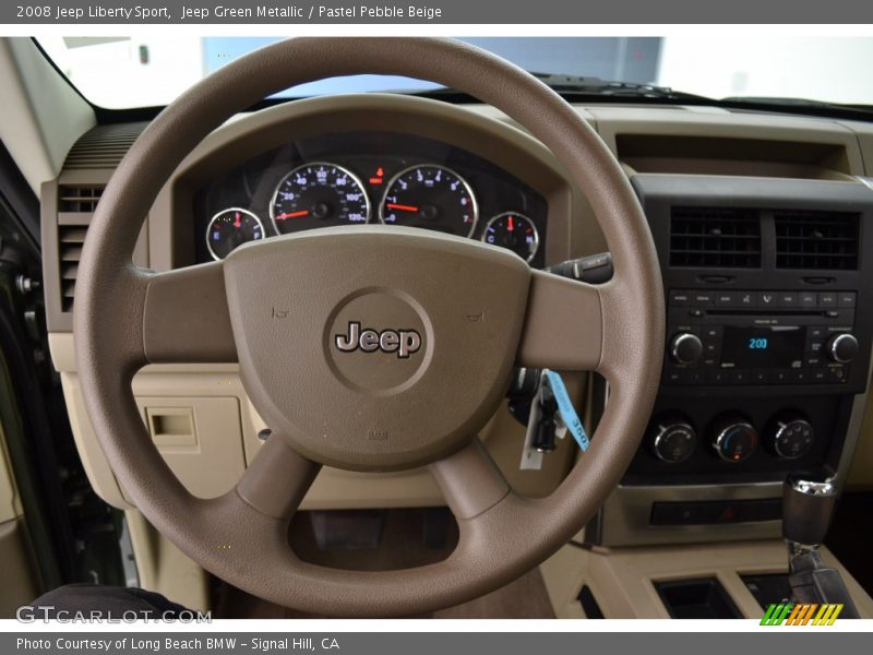 Jeep Green Metallic / Pastel Pebble Beige 2008 Jeep Liberty Sport