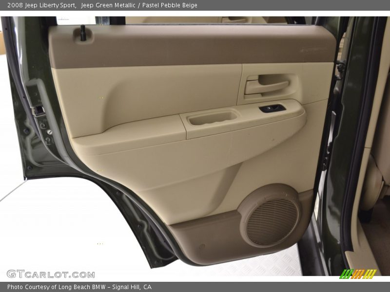 Jeep Green Metallic / Pastel Pebble Beige 2008 Jeep Liberty Sport