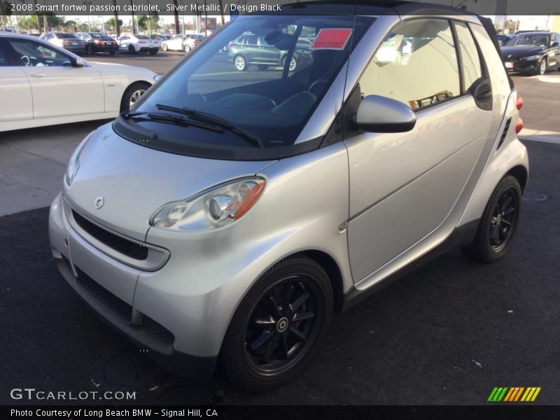 Silver Metallic / Design Black 2008 Smart fortwo passion cabriolet