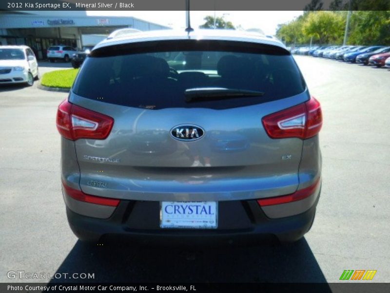 Mineral Silver / Black 2012 Kia Sportage EX