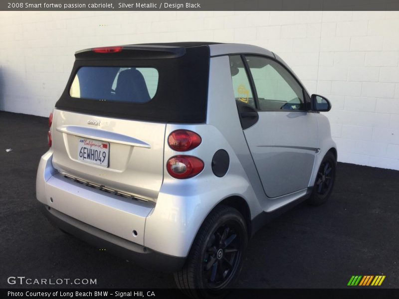 Silver Metallic / Design Black 2008 Smart fortwo passion cabriolet