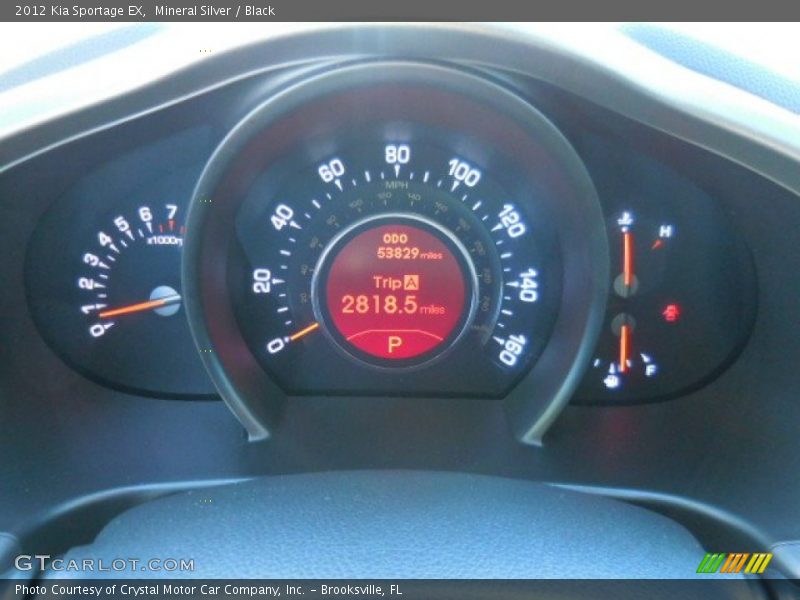 Mineral Silver / Black 2012 Kia Sportage EX