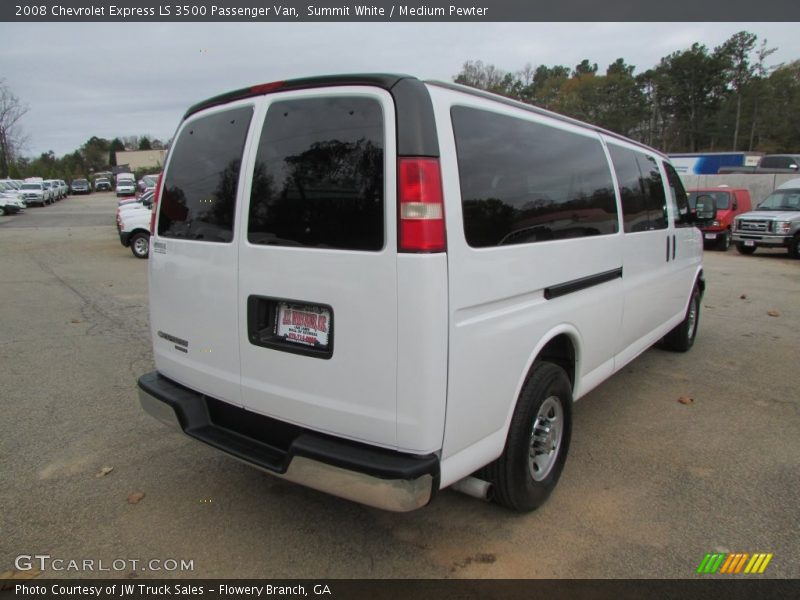 Summit White / Medium Pewter 2008 Chevrolet Express LS 3500 Passenger Van