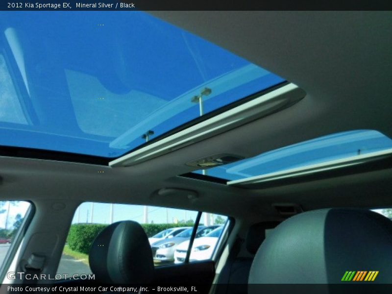 Mineral Silver / Black 2012 Kia Sportage EX