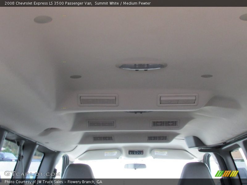 Summit White / Medium Pewter 2008 Chevrolet Express LS 3500 Passenger Van