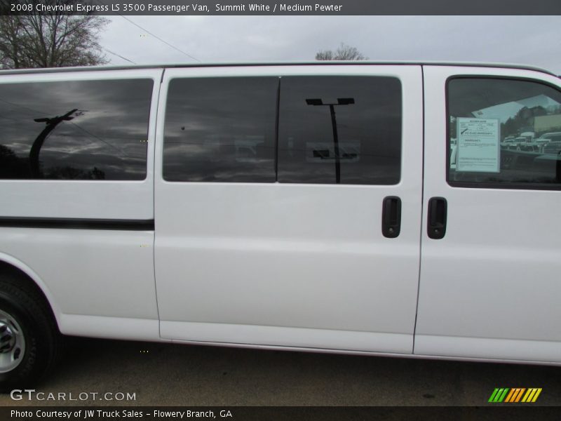 Summit White / Medium Pewter 2008 Chevrolet Express LS 3500 Passenger Van