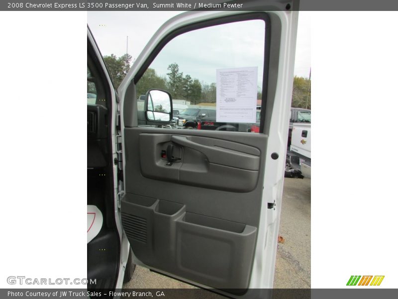 Summit White / Medium Pewter 2008 Chevrolet Express LS 3500 Passenger Van