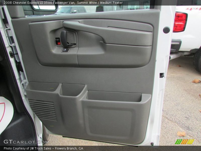 Summit White / Medium Pewter 2008 Chevrolet Express LS 3500 Passenger Van