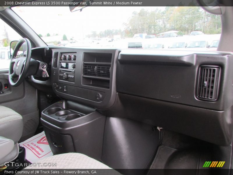 Summit White / Medium Pewter 2008 Chevrolet Express LS 3500 Passenger Van