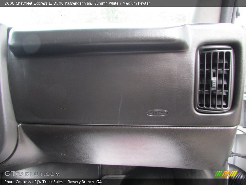 Summit White / Medium Pewter 2008 Chevrolet Express LS 3500 Passenger Van